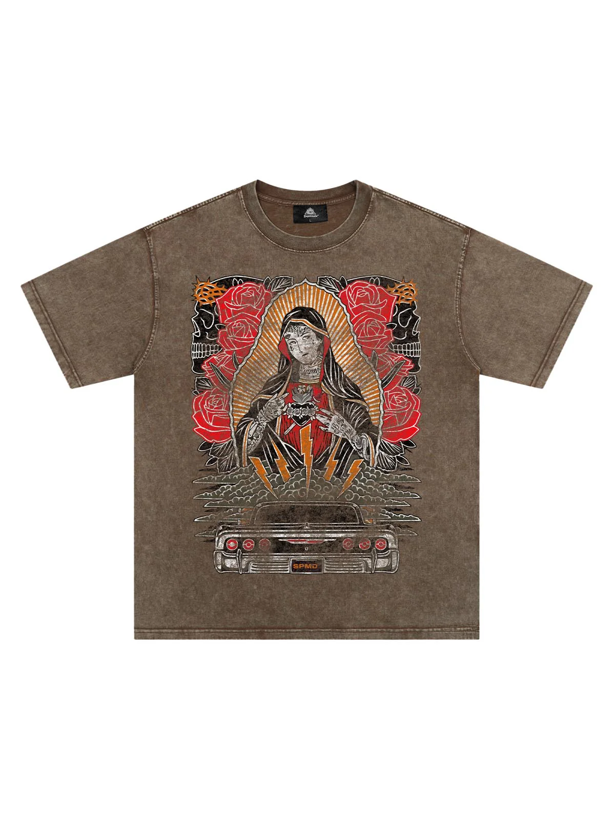 Original Vintage Virgin Mary Graphic T-Shirt