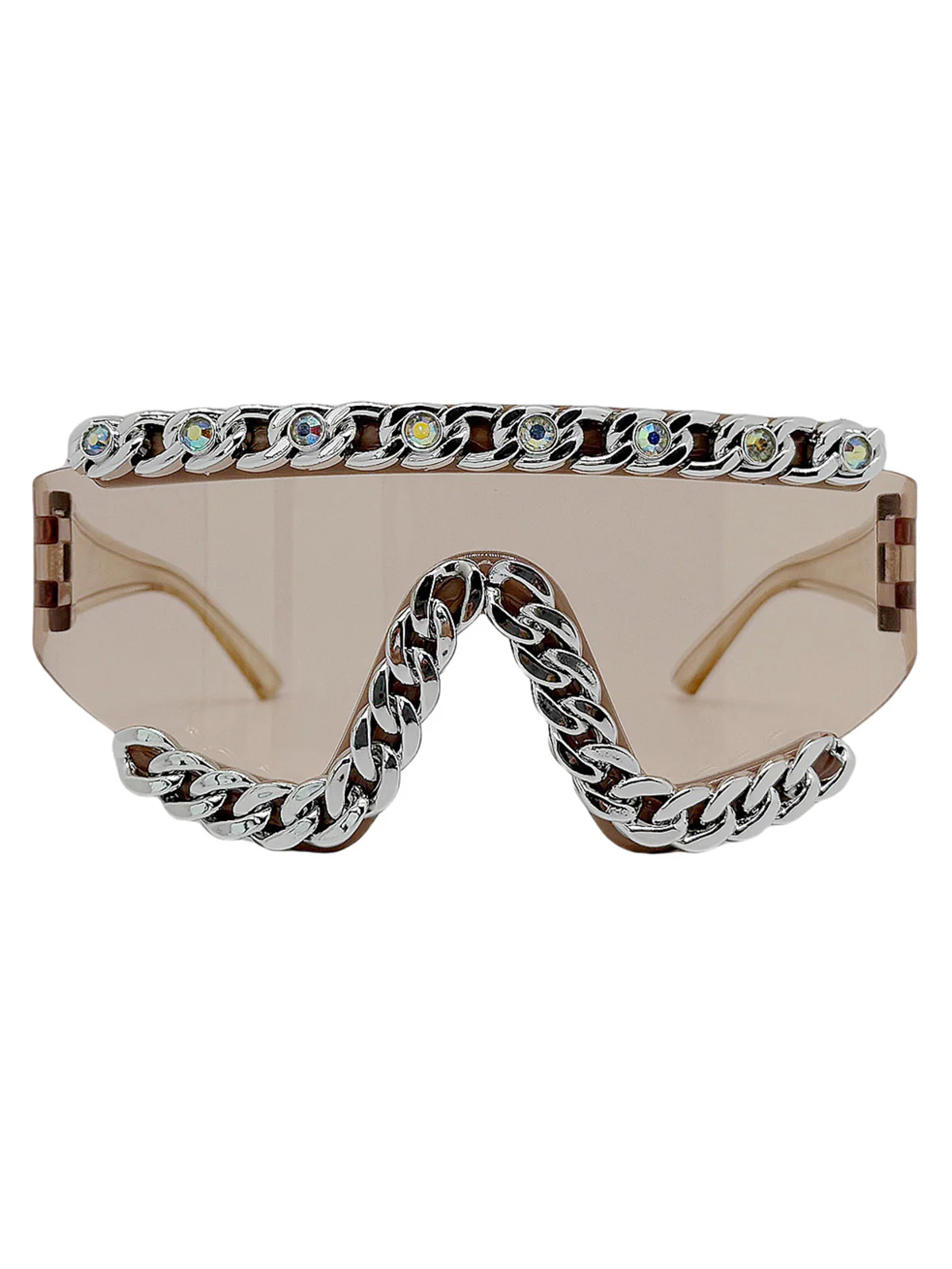 Chain-Embellished Sunglasses