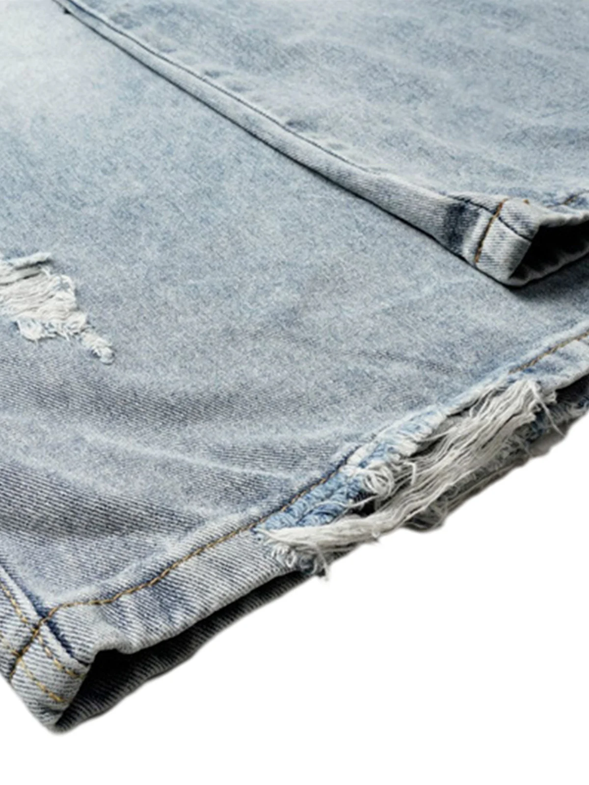 Deconstructed Detachable Split Cargo Jeans