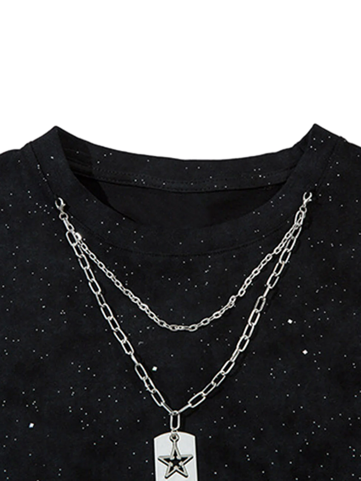 Street Chain Waistcoat Ripped Vest