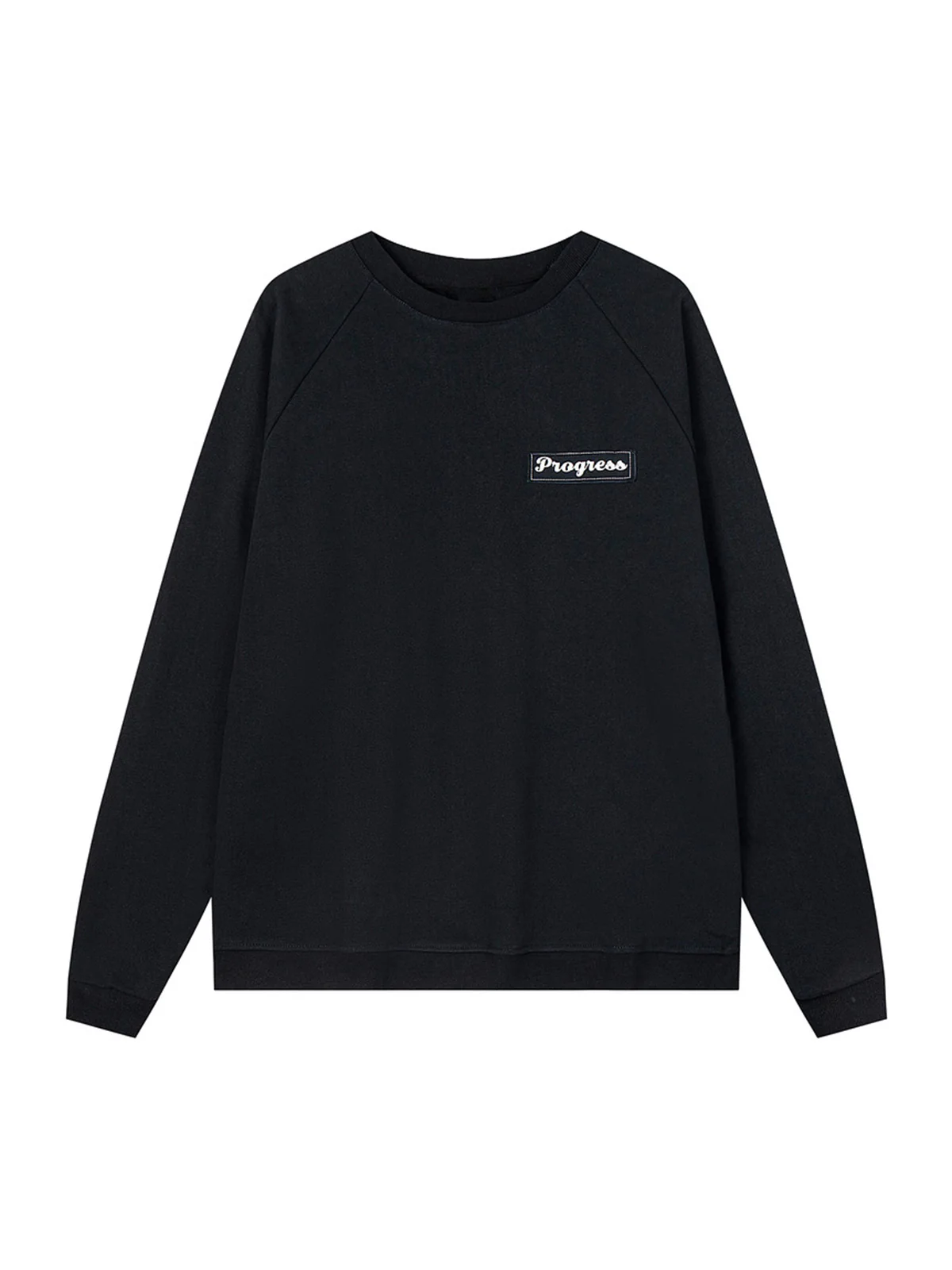 Retro Applique Embroidery Printed Long Sleeve T-Shirt