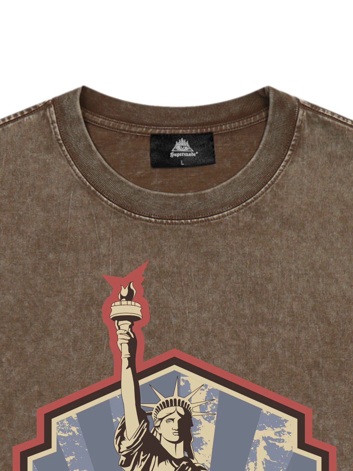 Orginal Street Statue of Liberty Independence Day T-shirt