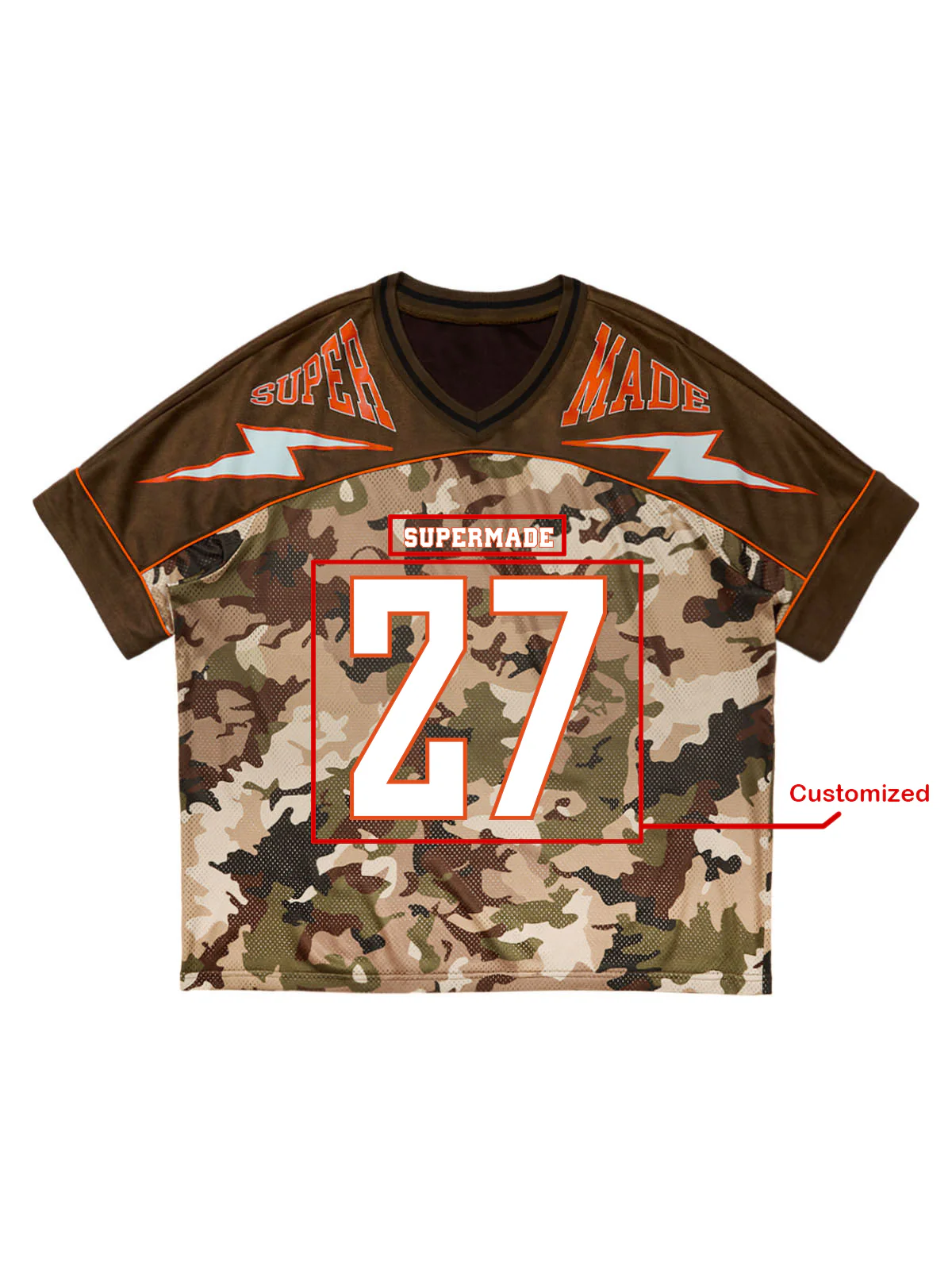 Original Camouflage Football Jersey T-Shirt - 2401