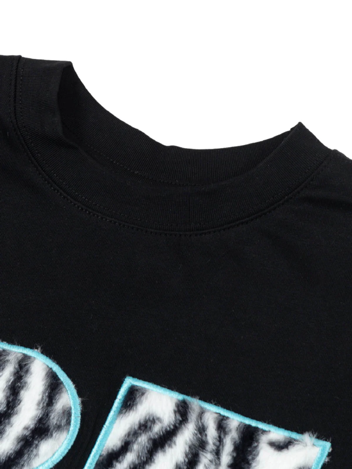 Bold Zebra Print Graphic T-Shirt
