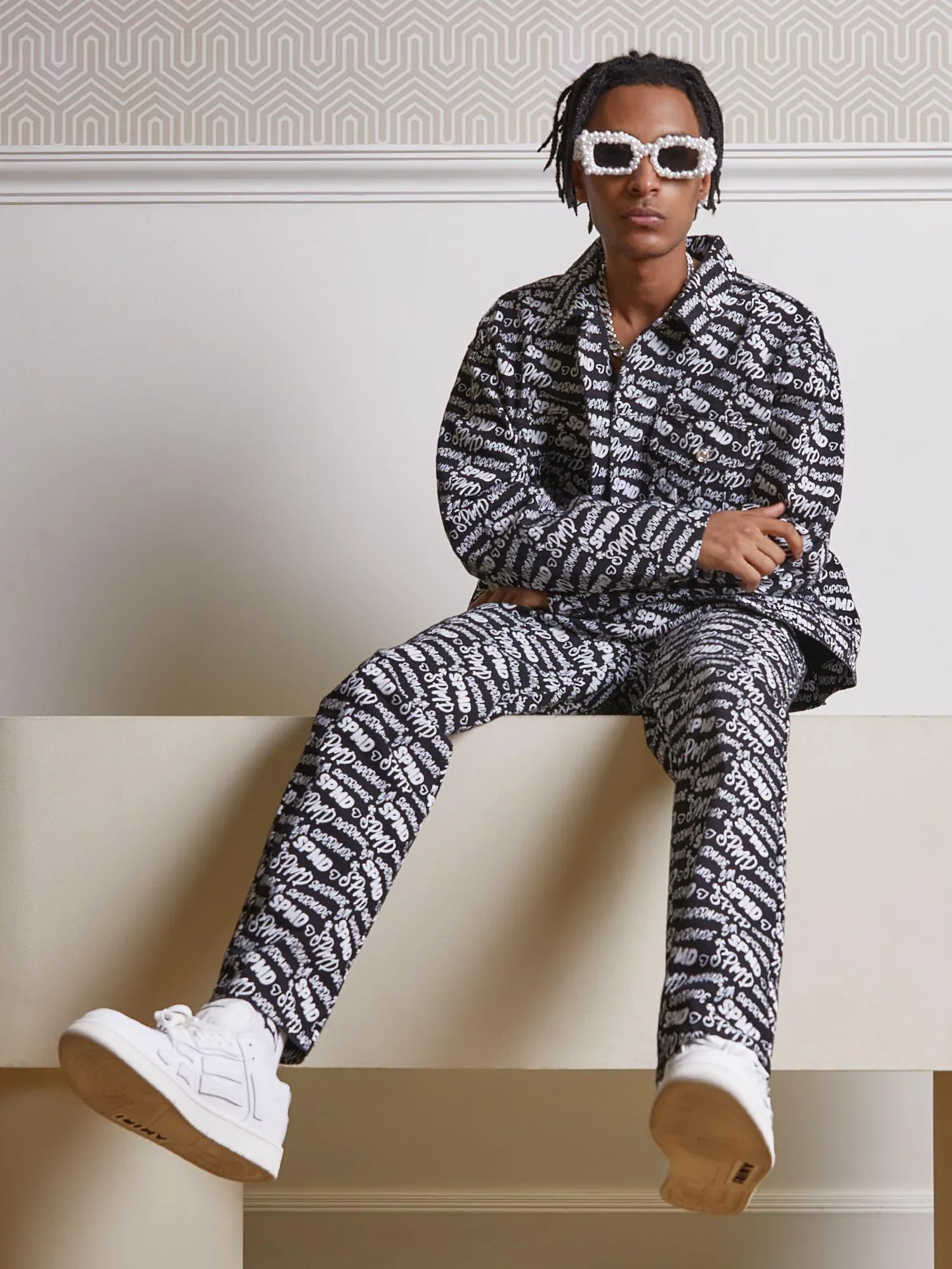 Thesupermade High Street Versatile Denim Set-1719