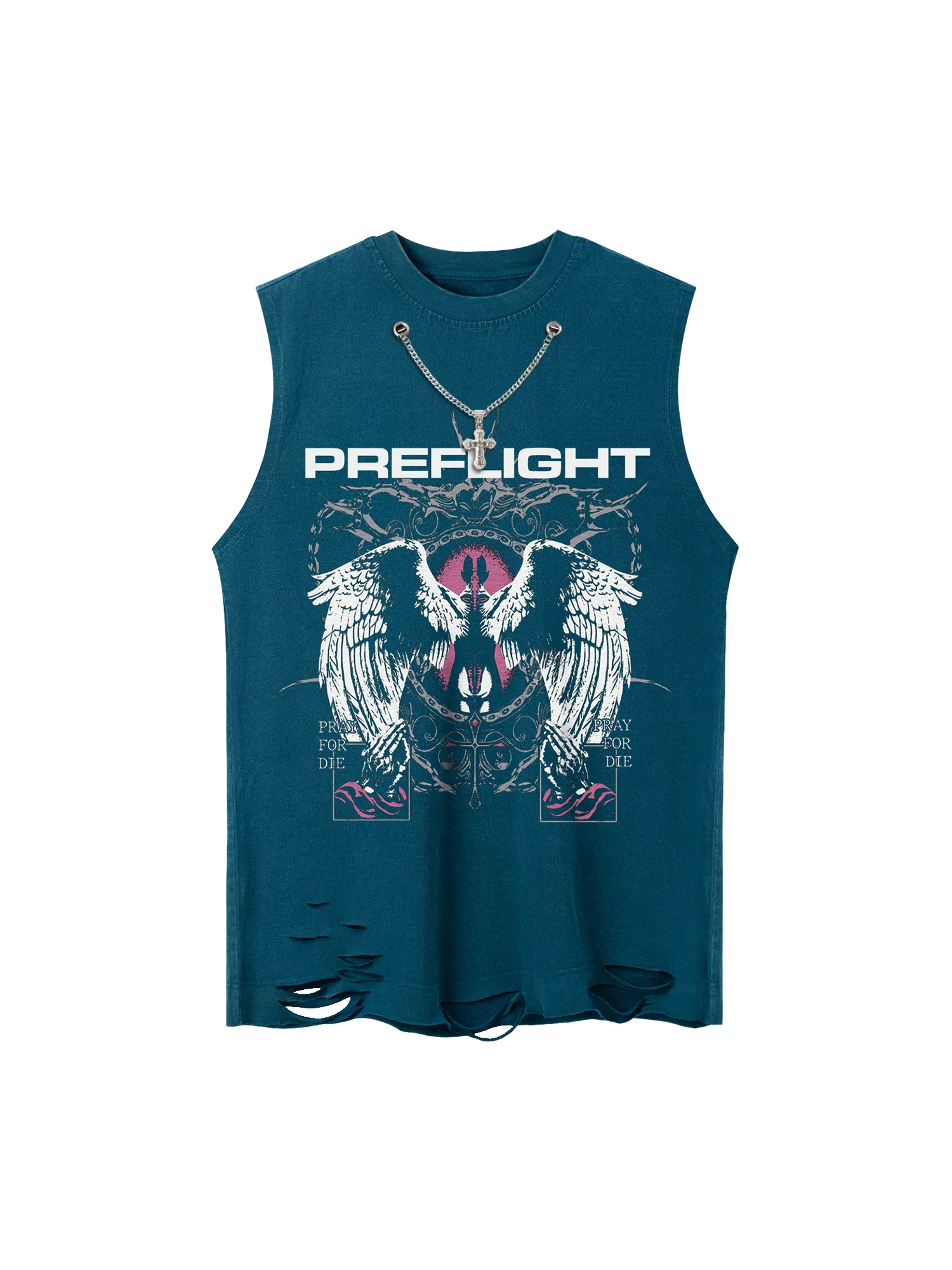 Thesupermade Angel Wings Street Rap Vest