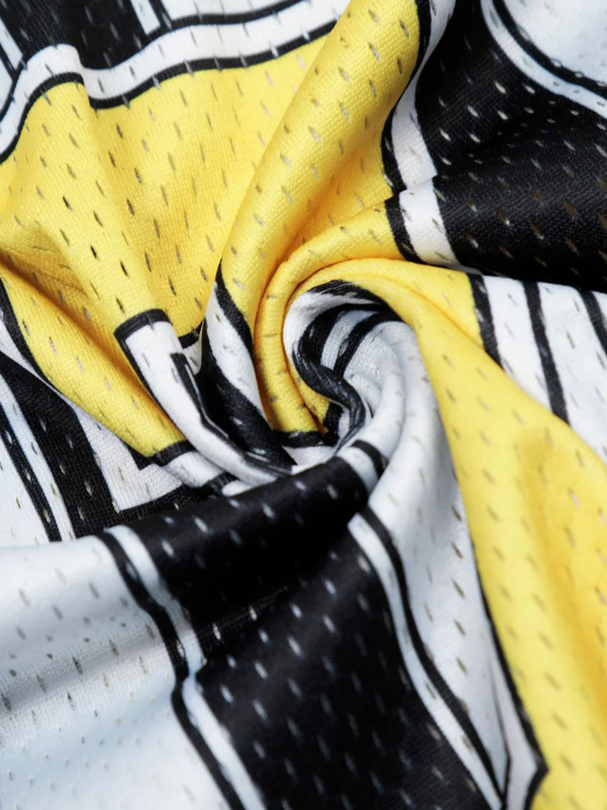 Sports Letter Stripe Print Jersey T-shirt