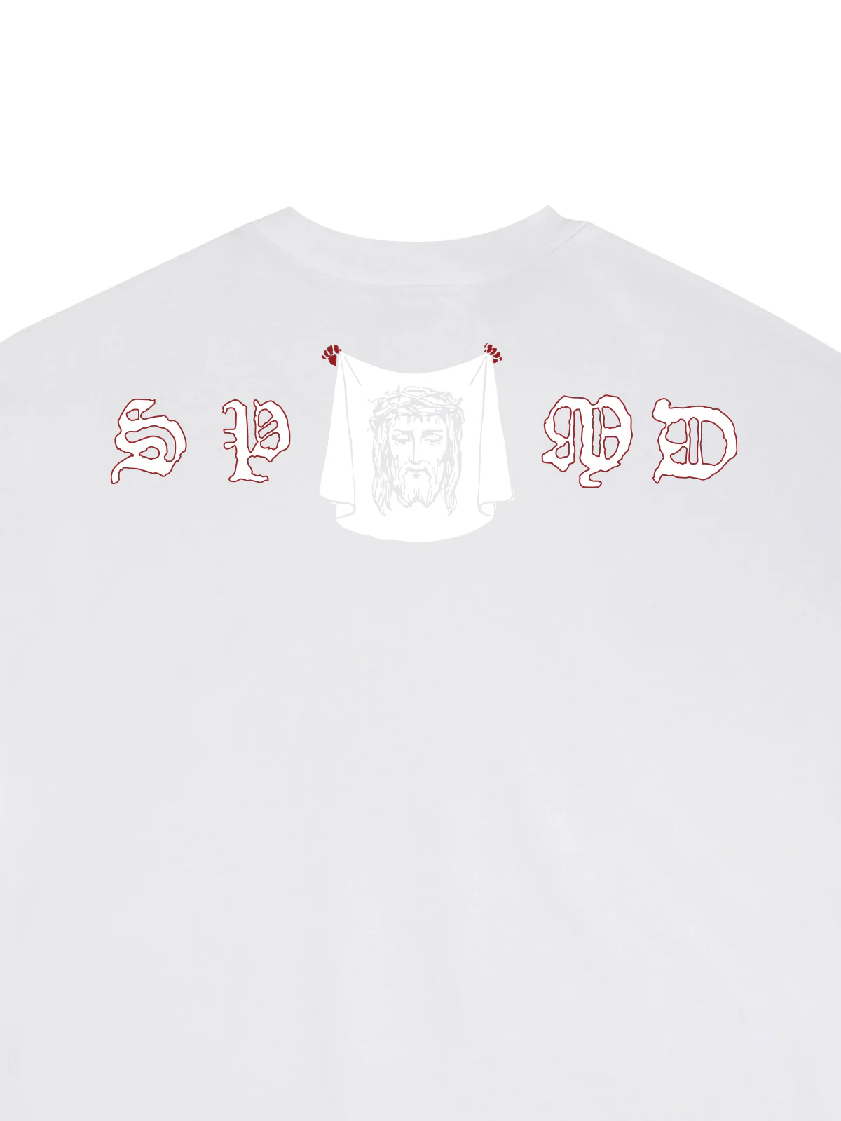 Original Skull and Jesus  Print T-Shirt