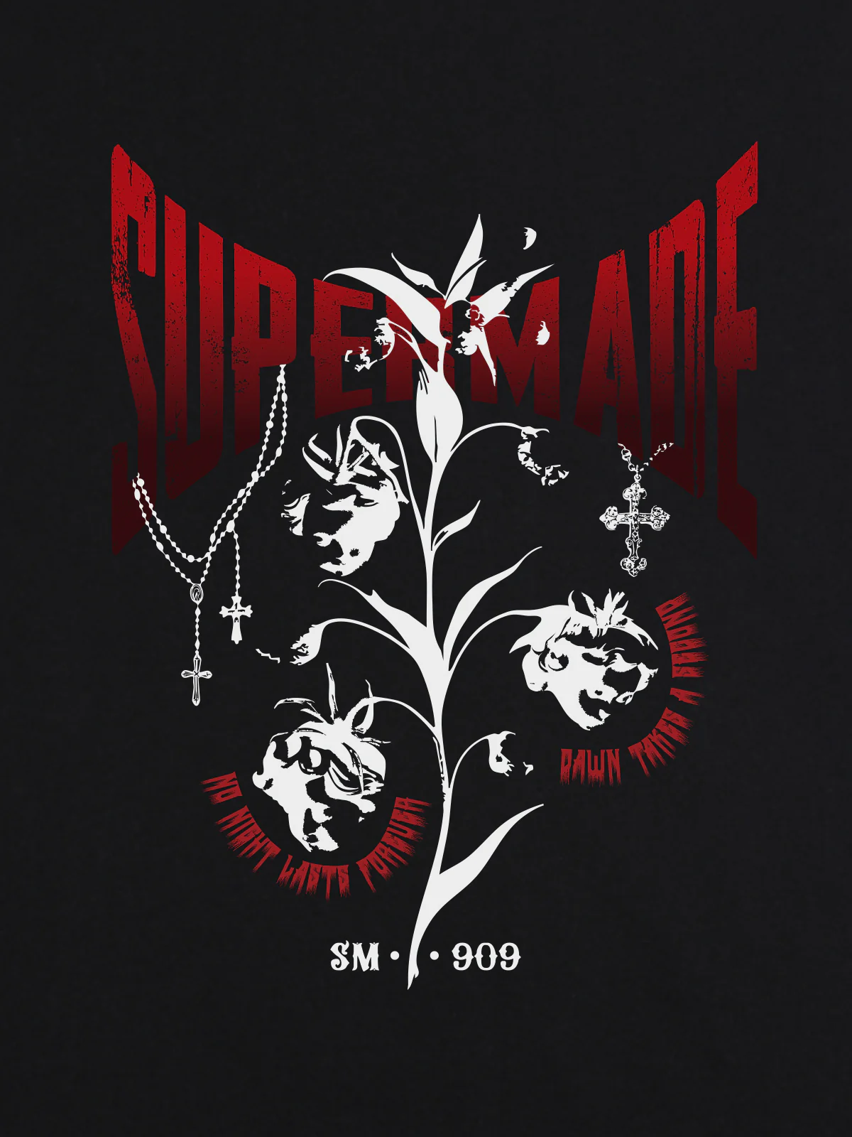 Original Graphic Gothic Angel T-Shirt