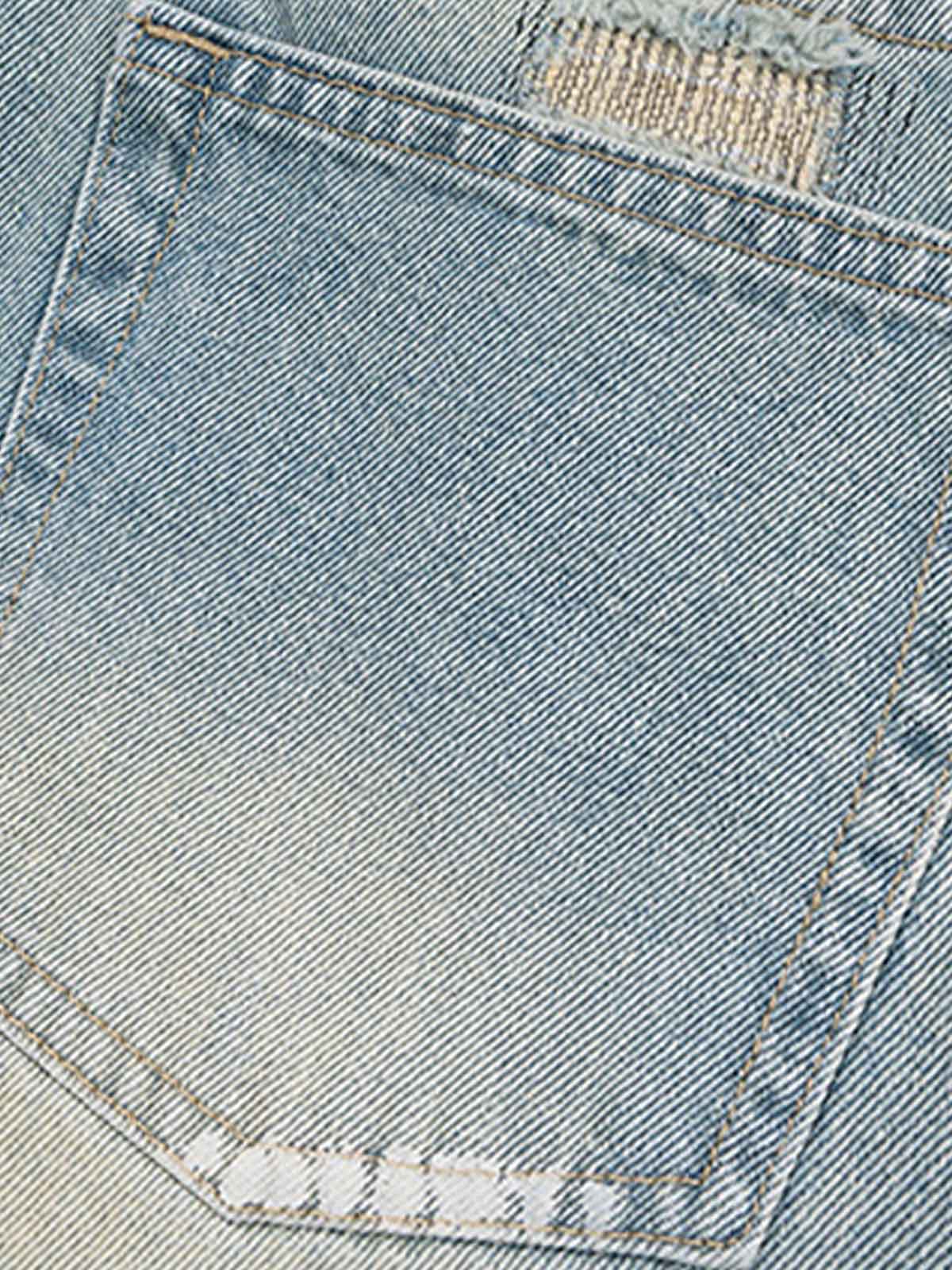 Ripped Distressed Baggy Flare Jeans