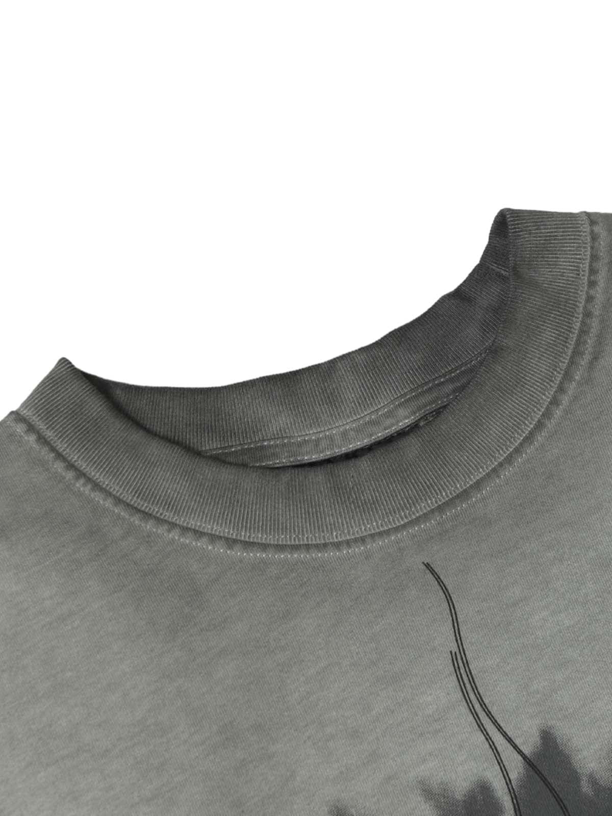 Distressed Batik Graphic T-Shirt