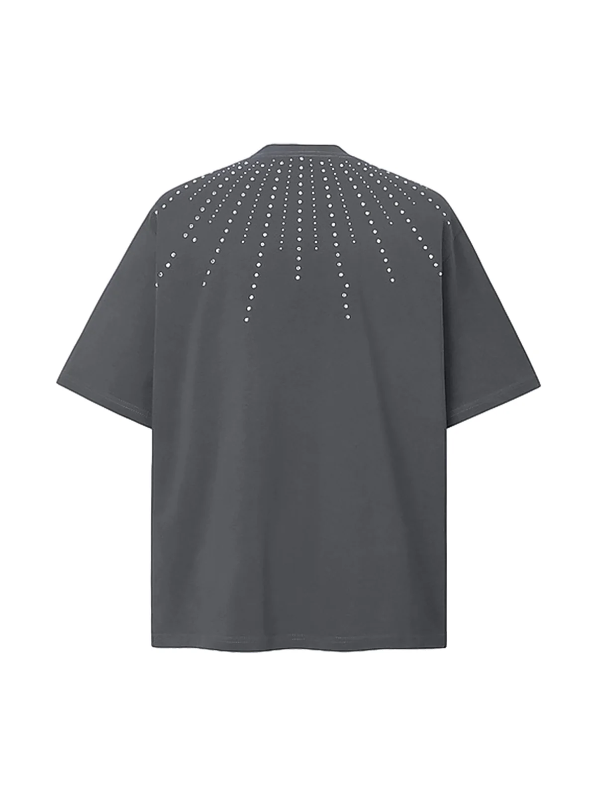 Heavy Rhinestone Short-Sleeve T-shirt