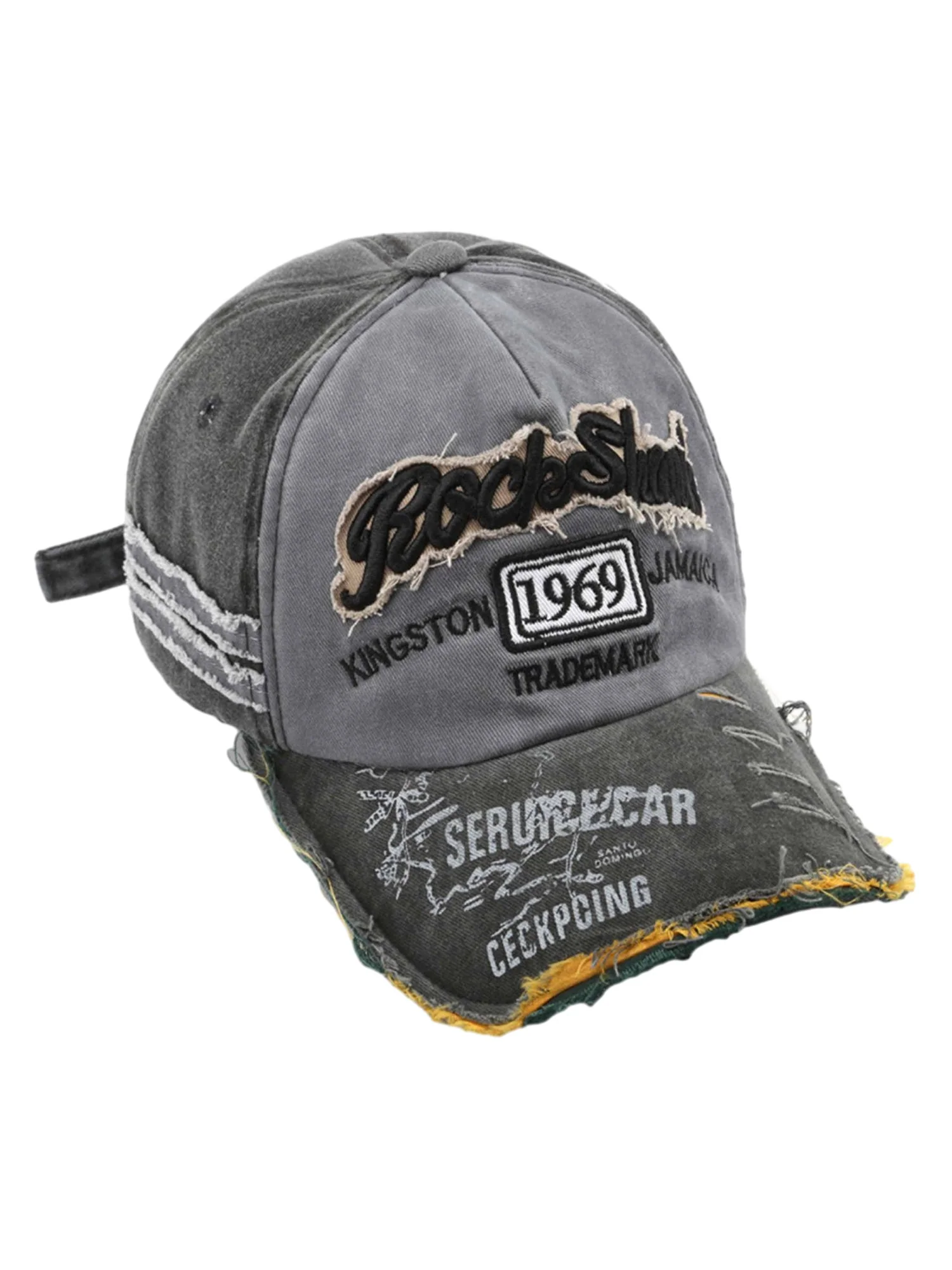 Thesupermade Retro Letter Denim Cap - 2136