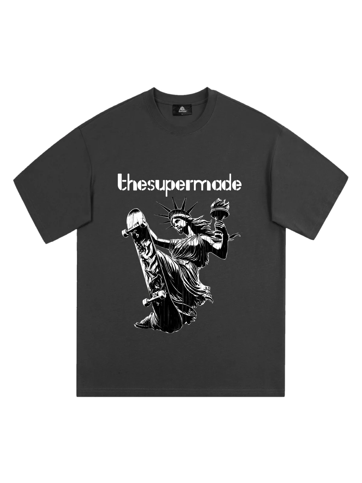 Orginal Funny Statue Of Liberty Print T-shirt