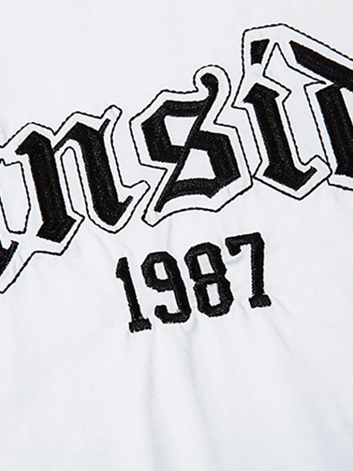 Graphic Letter Chain Vest