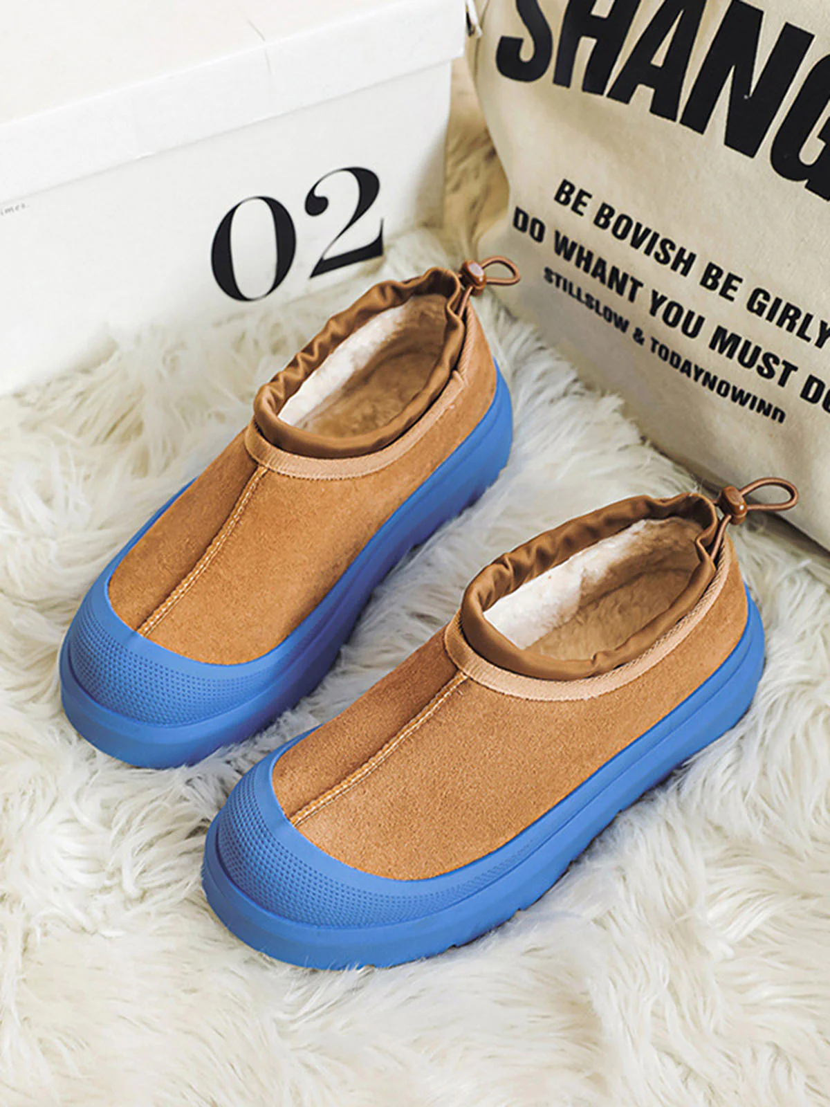 Thesupermade Thick-soled Fleece Fur Snow Boots