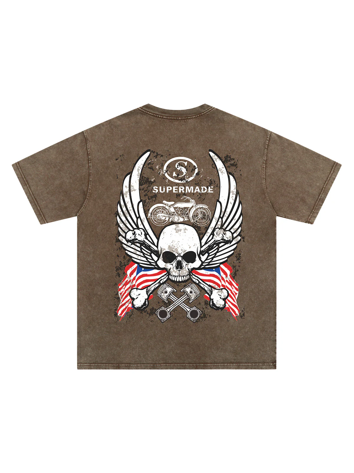 Orginal Skull Flag Independence Day T-shirt