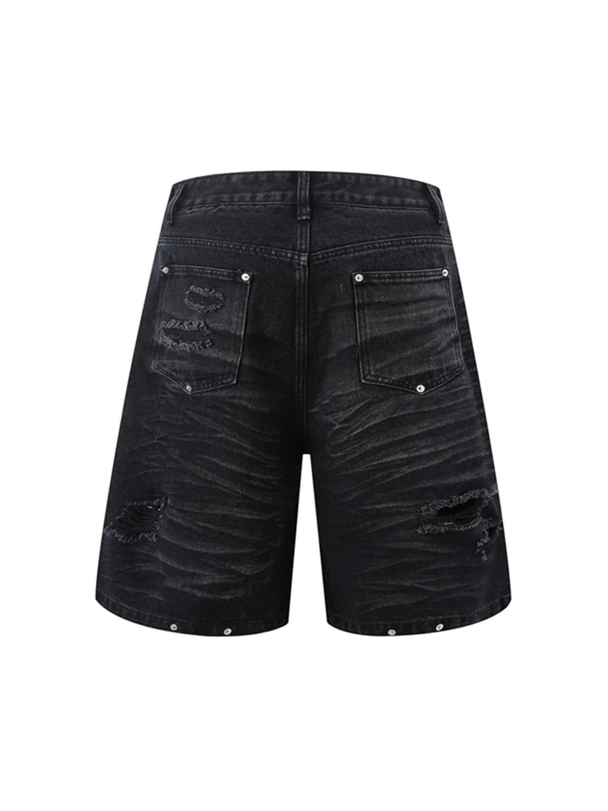 Distressed Washed Distressed Denim Set