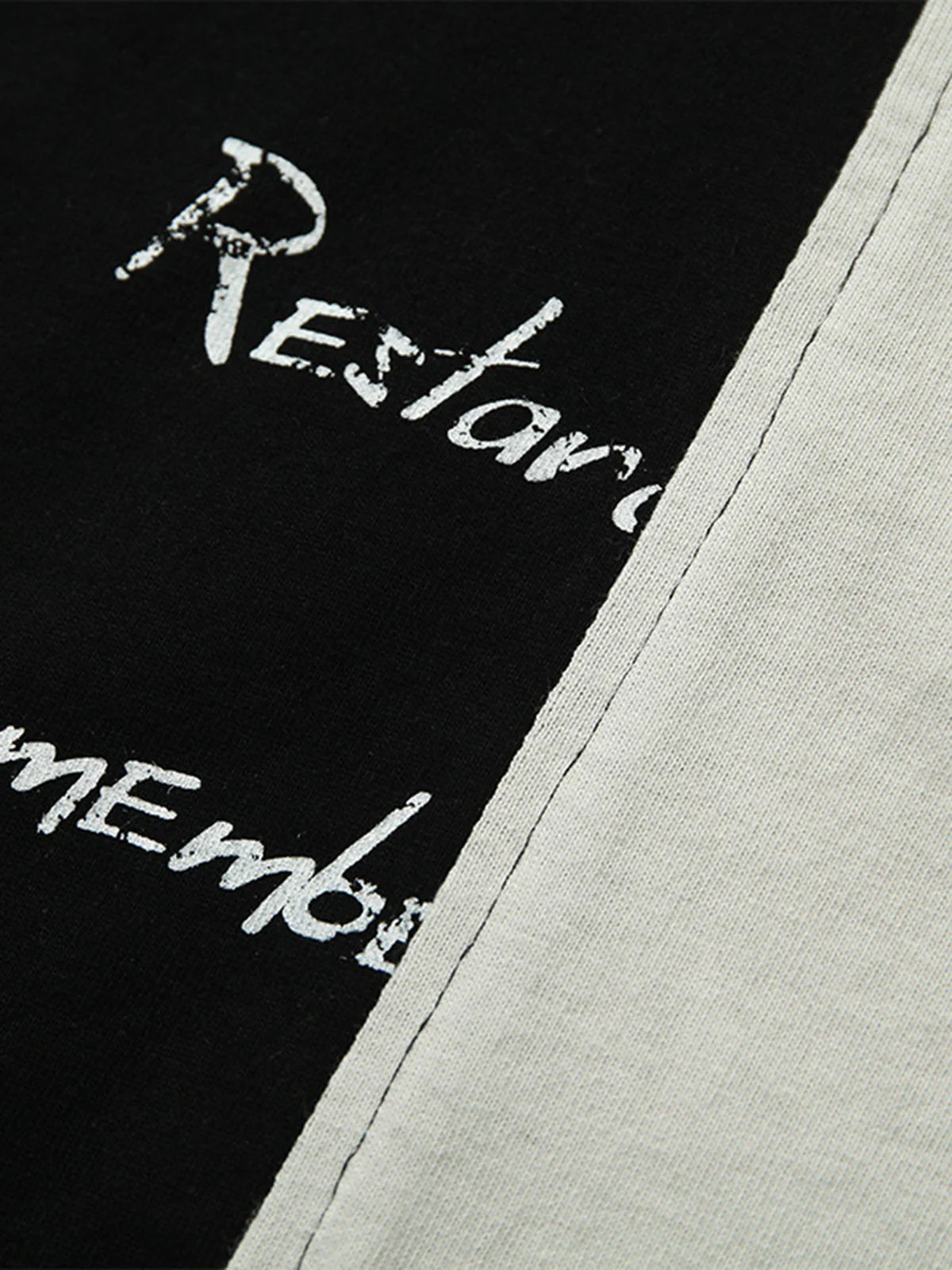 Spliced Deconstruction Print T-shirt