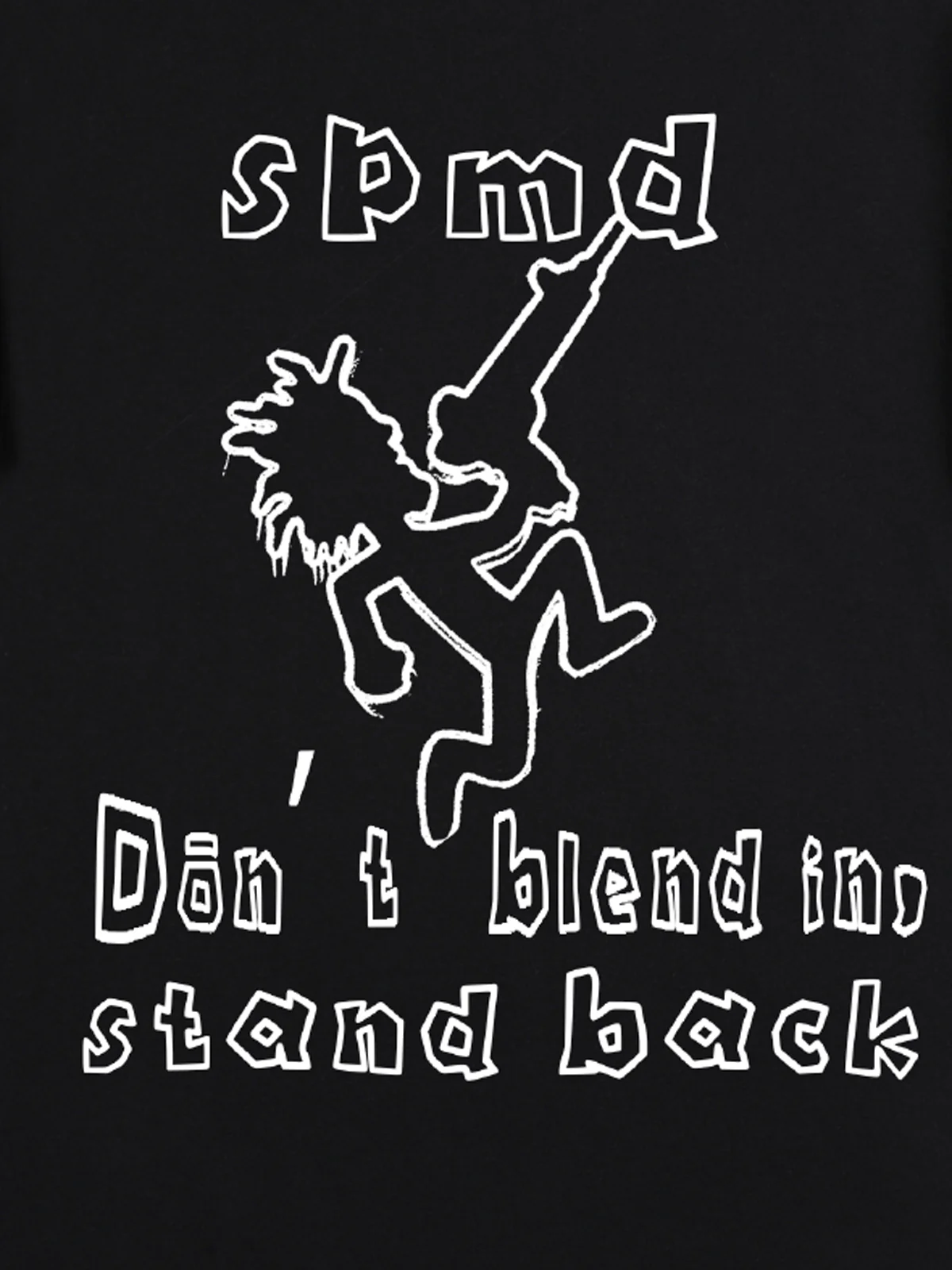 Original SPMD Cartoon Graphic T-Shirt