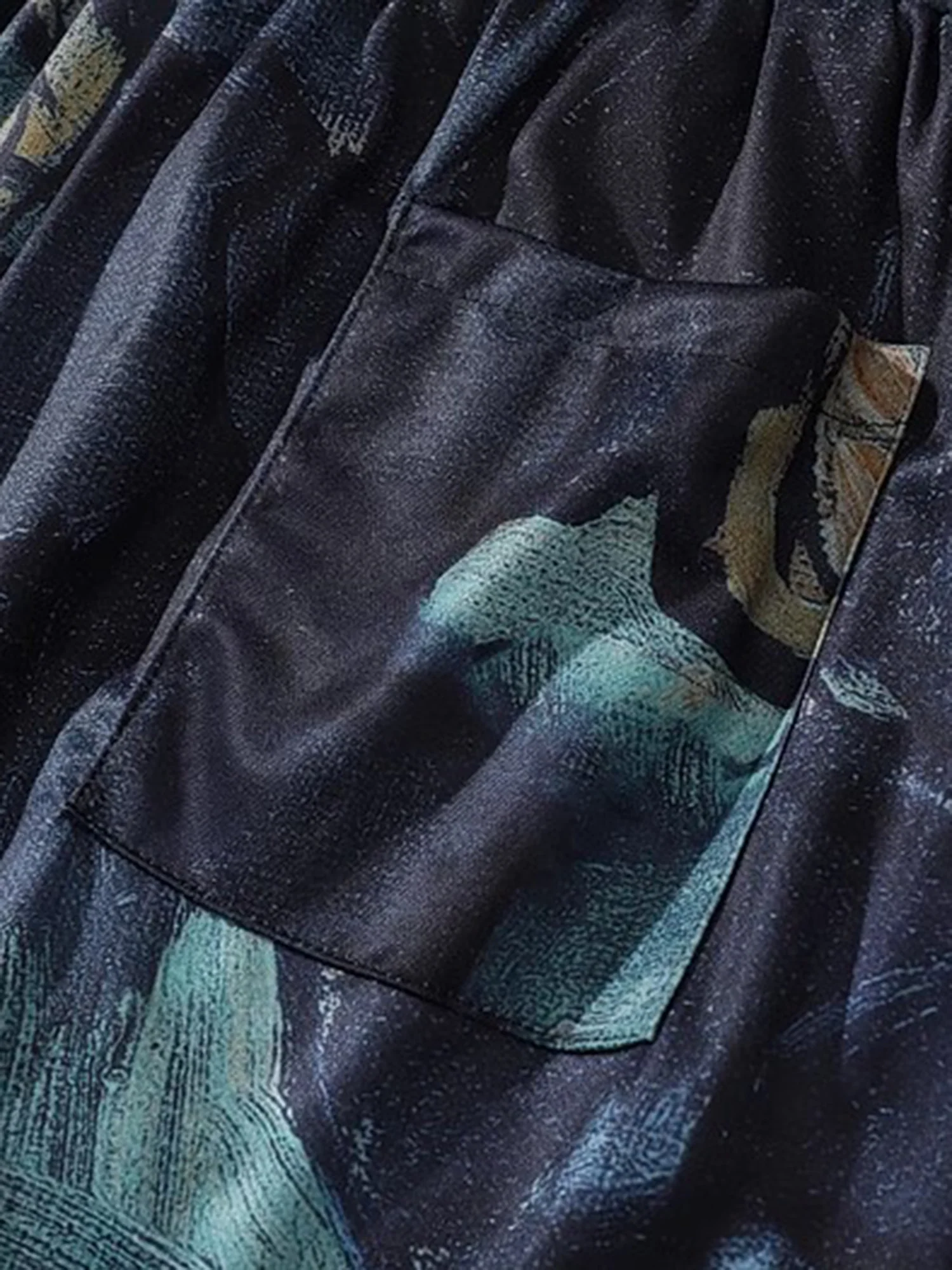 Thesupermade American Retro Tie-dye Casual Set