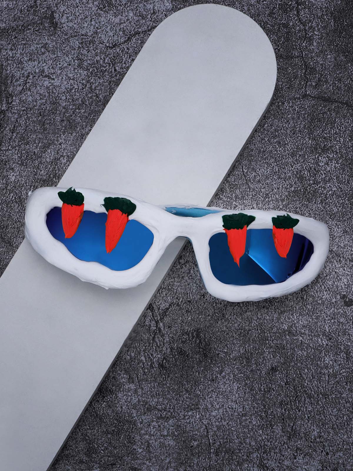 Fun Carrot-Embellished Sunglasses