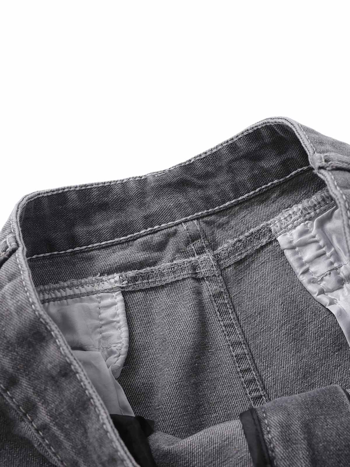 Washed Gradient Flared Jeans