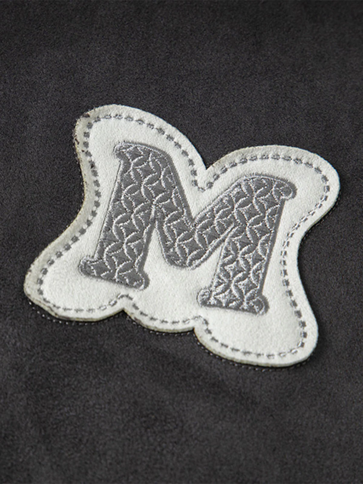 Embroidered Neckline Oversized T-Shirt