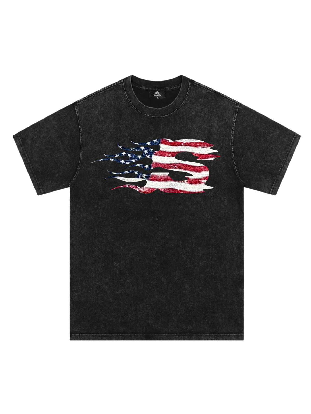 Original Patriotic Flame Graphic T-Shirt