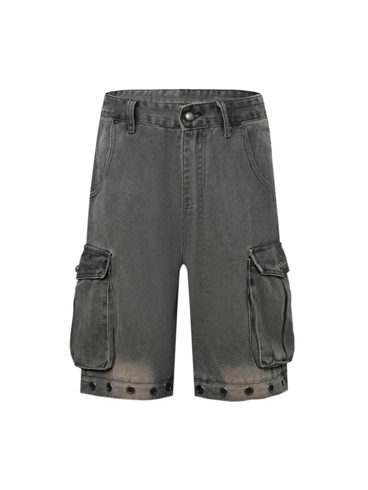 Deconstructed Detachable Split Cargo Jeans