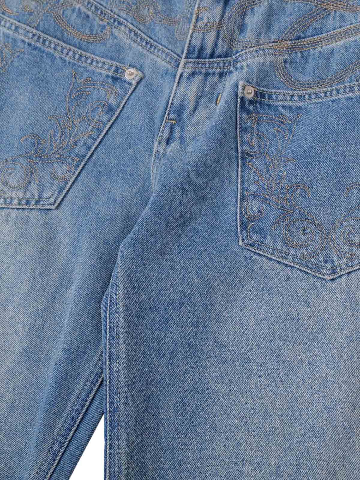 Washed Cleanfit  Barrel Jeans