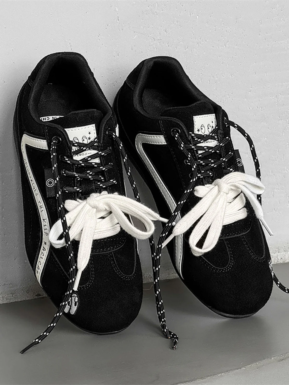 Suede Lace-Up Sneakers