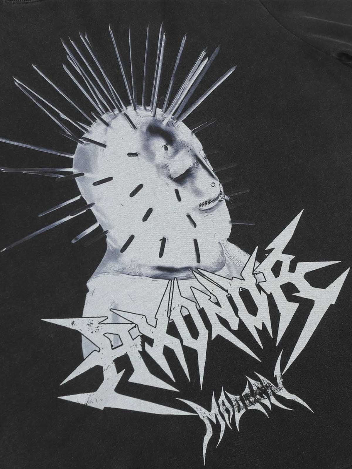 Street Dark Punk Graphics T-shirt