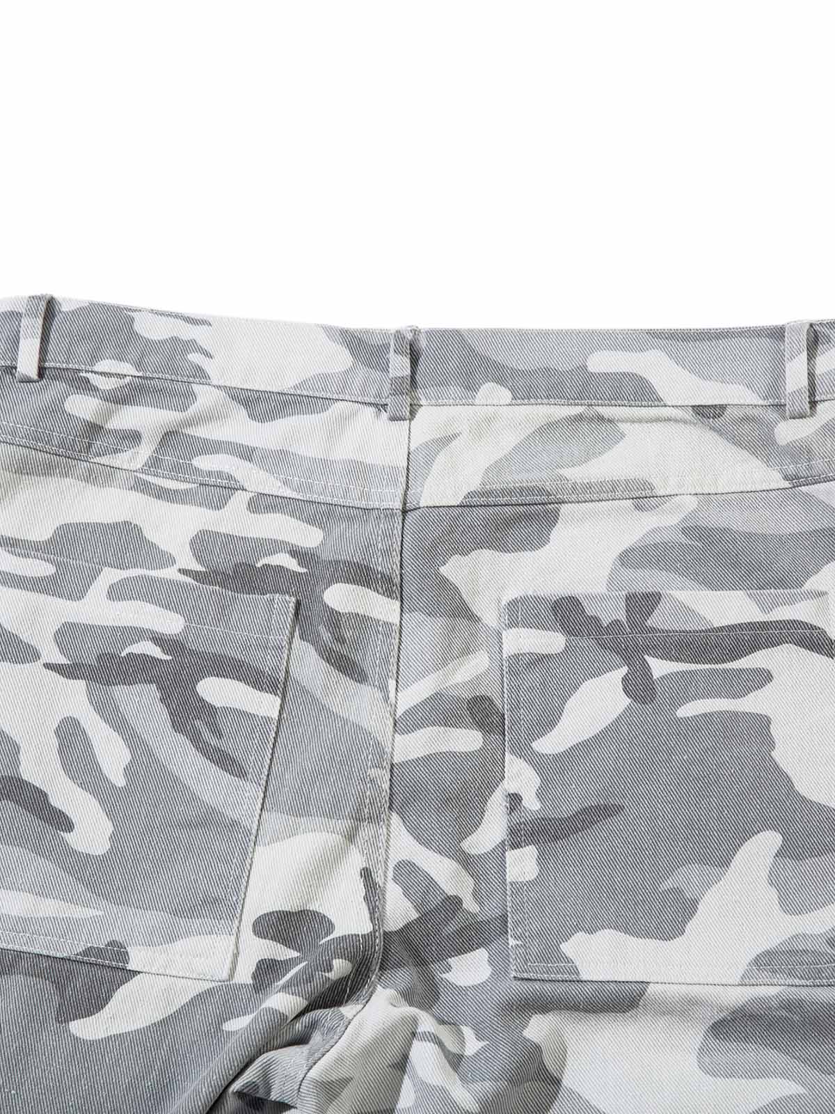 Camouflage Multi Pocket Cargo Pants - 2289