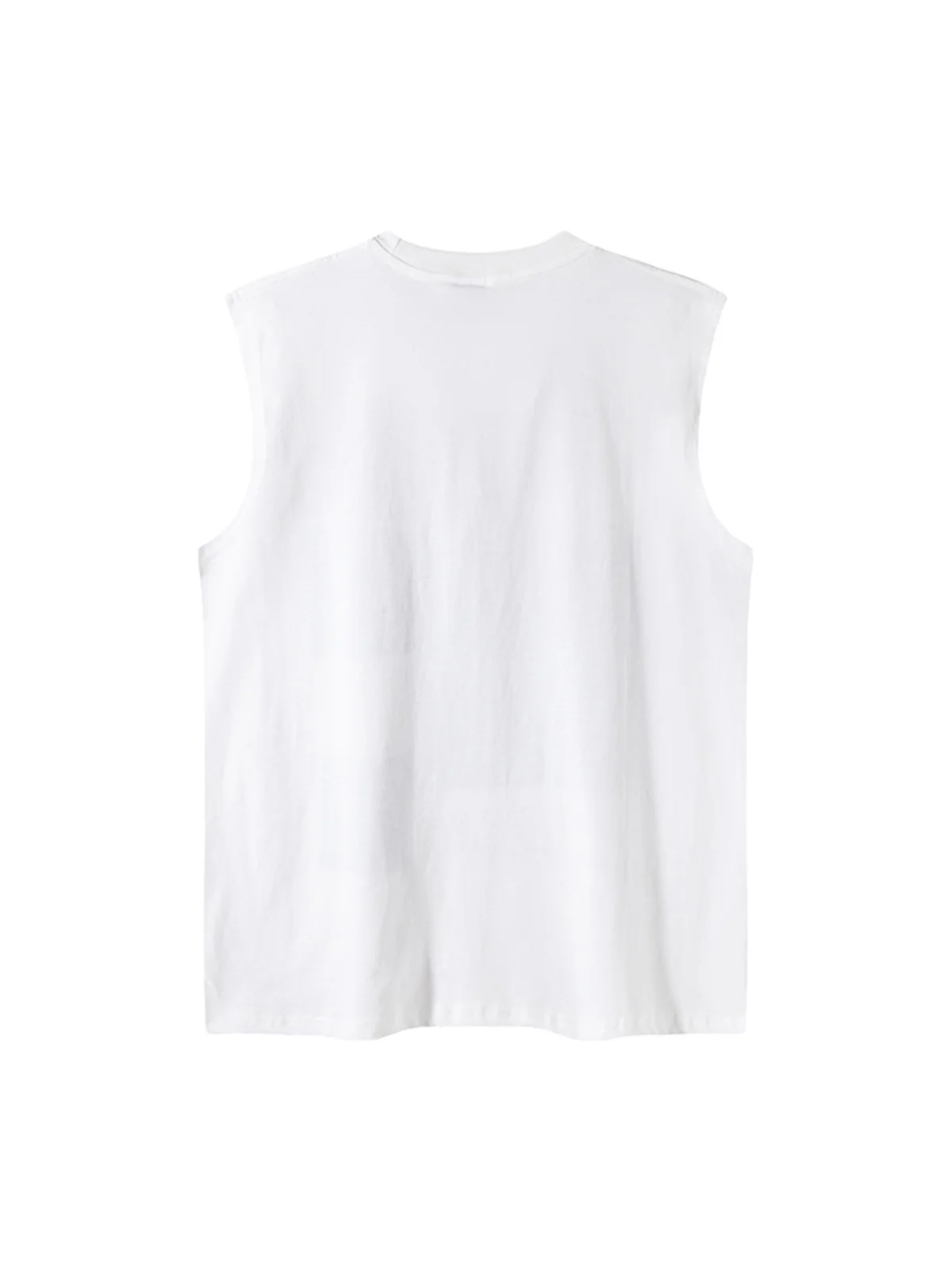 Graphic Rock Singer Print Metal Tag Vest