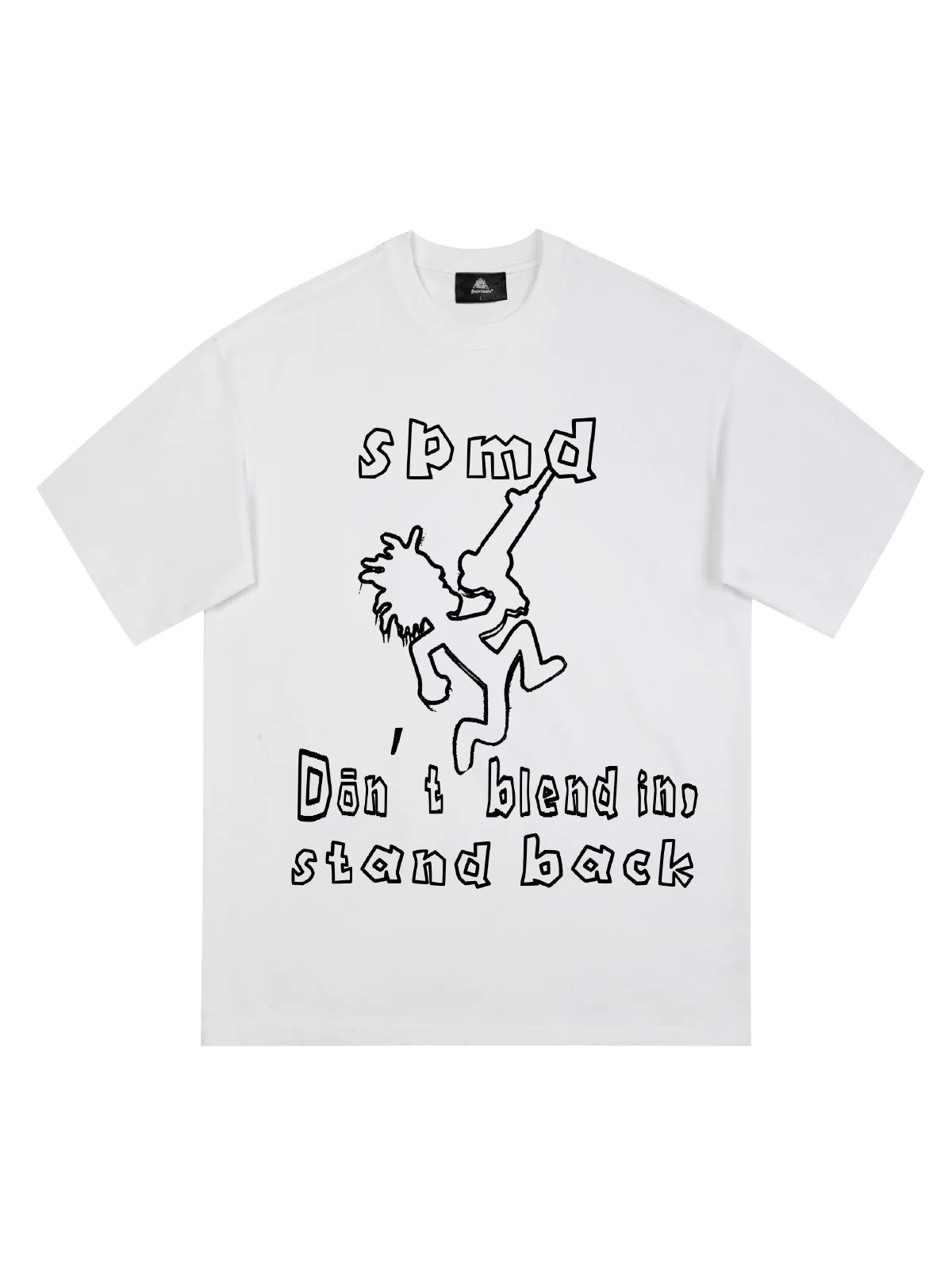 Original SPMD Cartoon Graphic T-Shirt