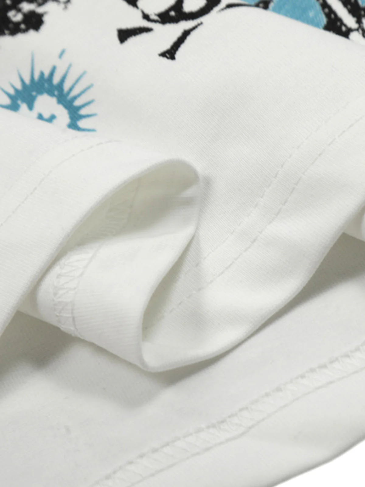 Fun Protrait Graphic T-Shirt - 2374