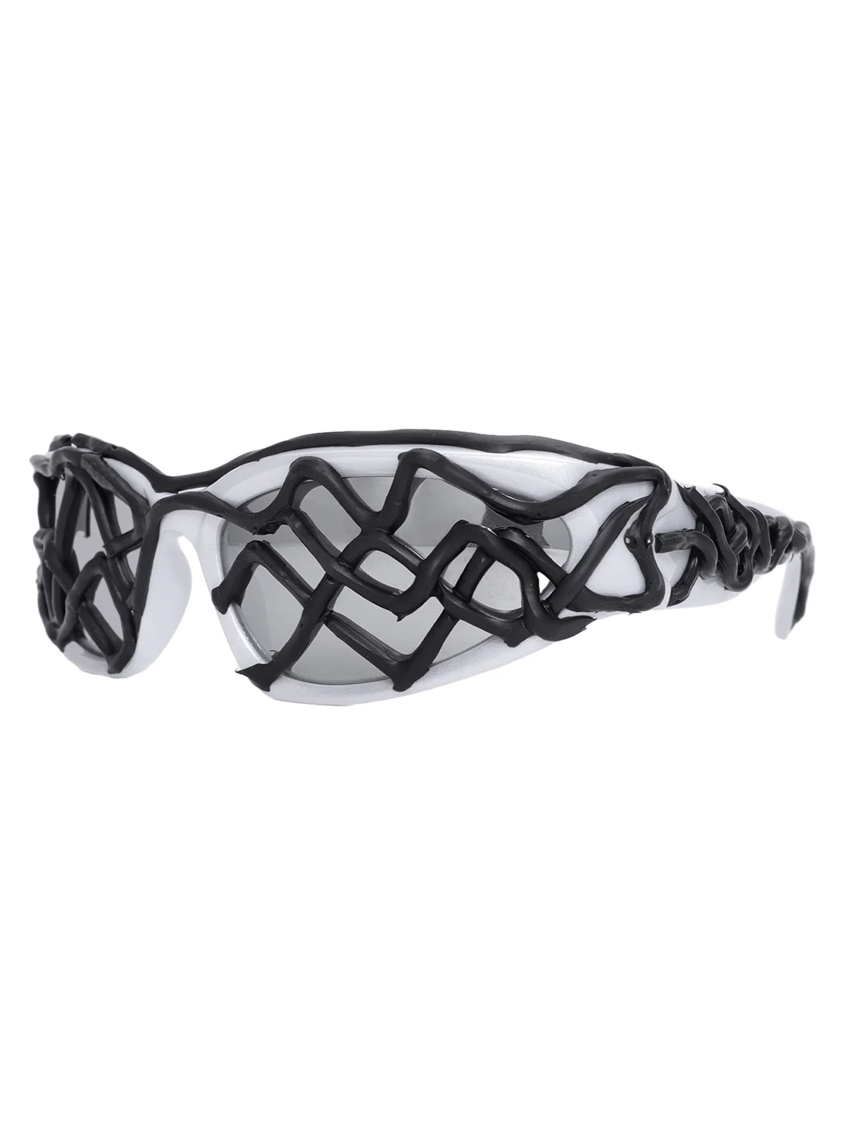 Futuristic Wavy Frame Sunglasses