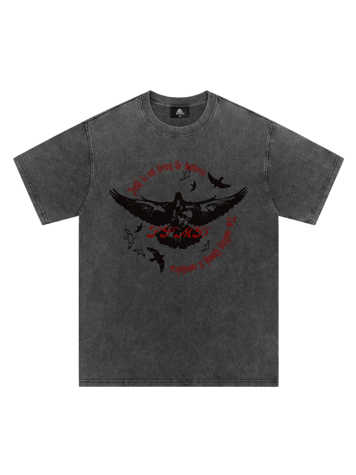 Original Vintage Washed Slogan Graphic T-Shirt