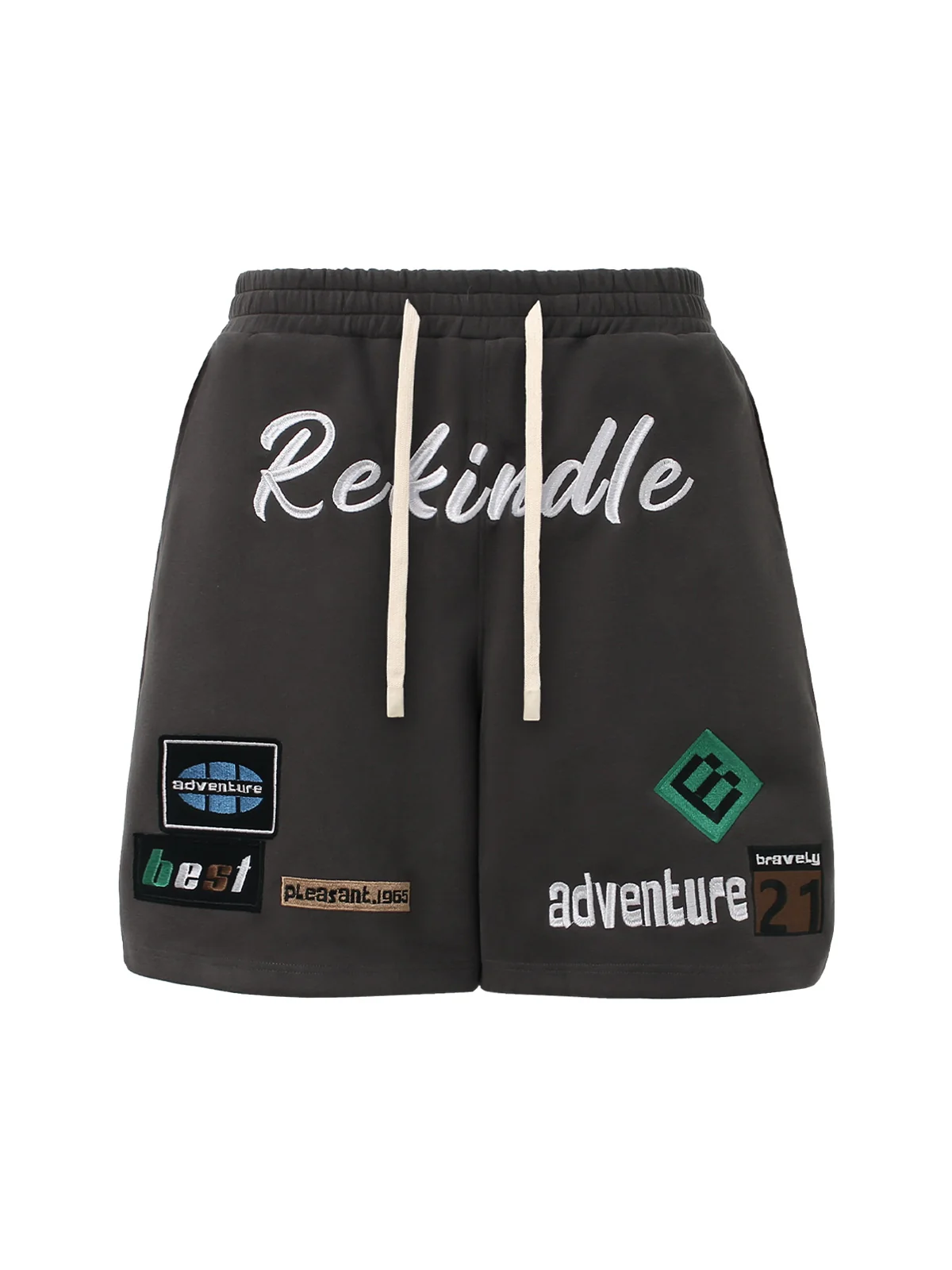 Street Graphic Drawstring Shorts