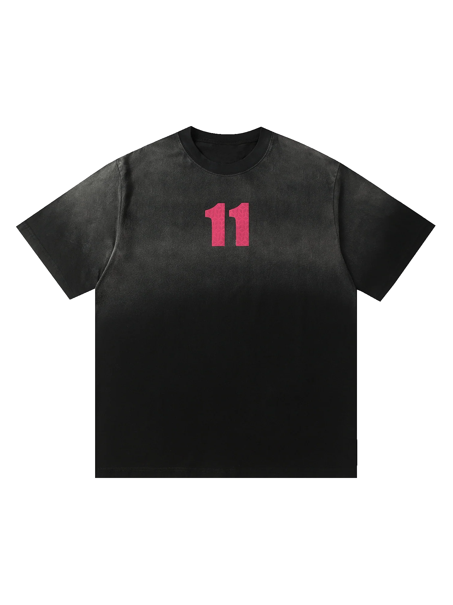 Thesupermade Washed Print 11 Street Rap T-Shirt