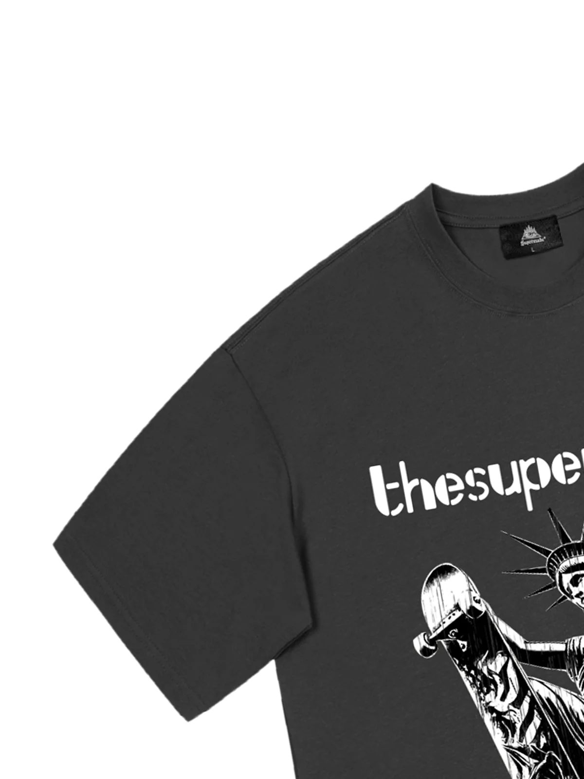 Orginal Funny Statue Of Liberty Print T-shirt