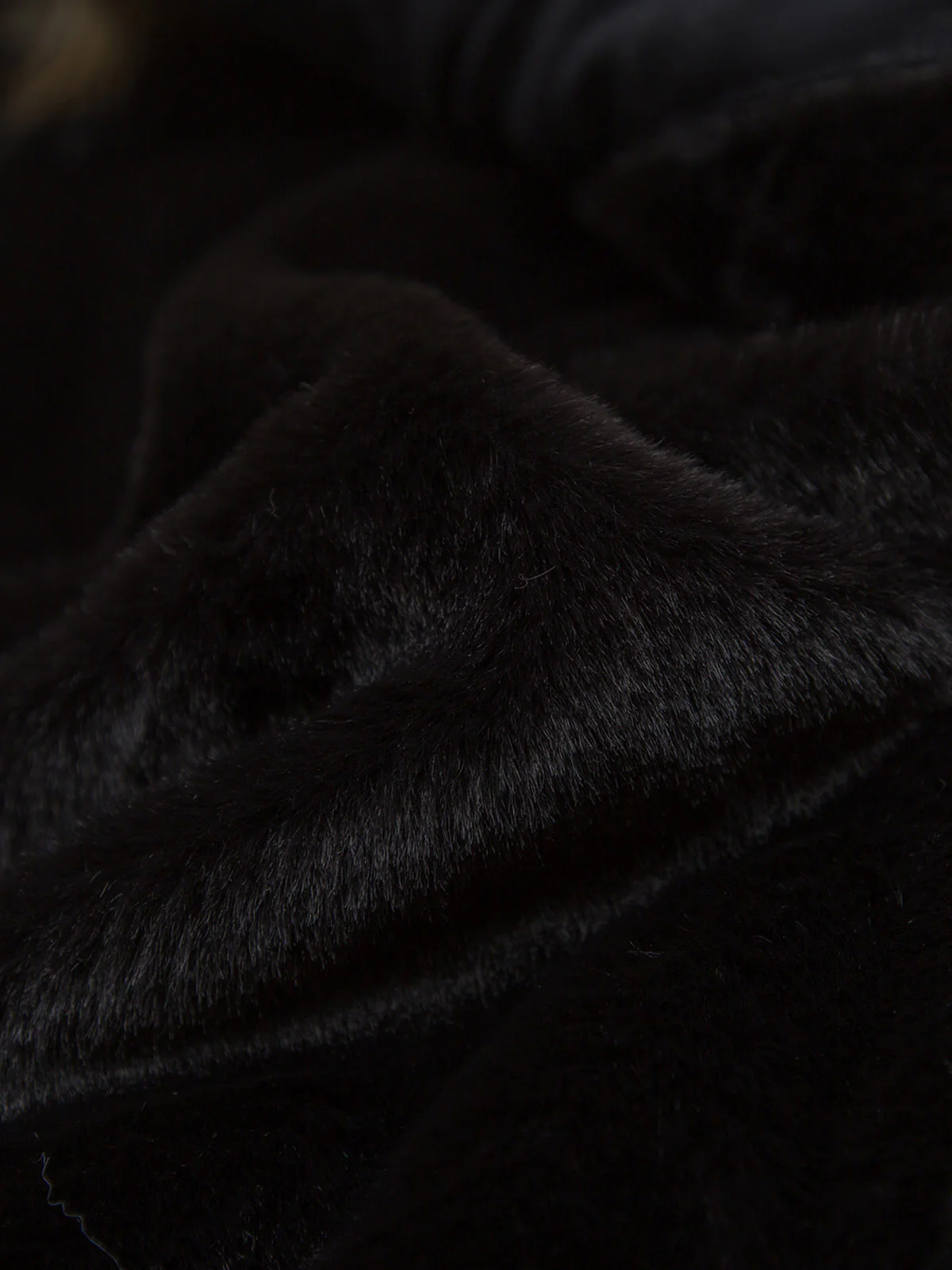 Patchwork Embroidered Fur Hooded Jacket - 2333