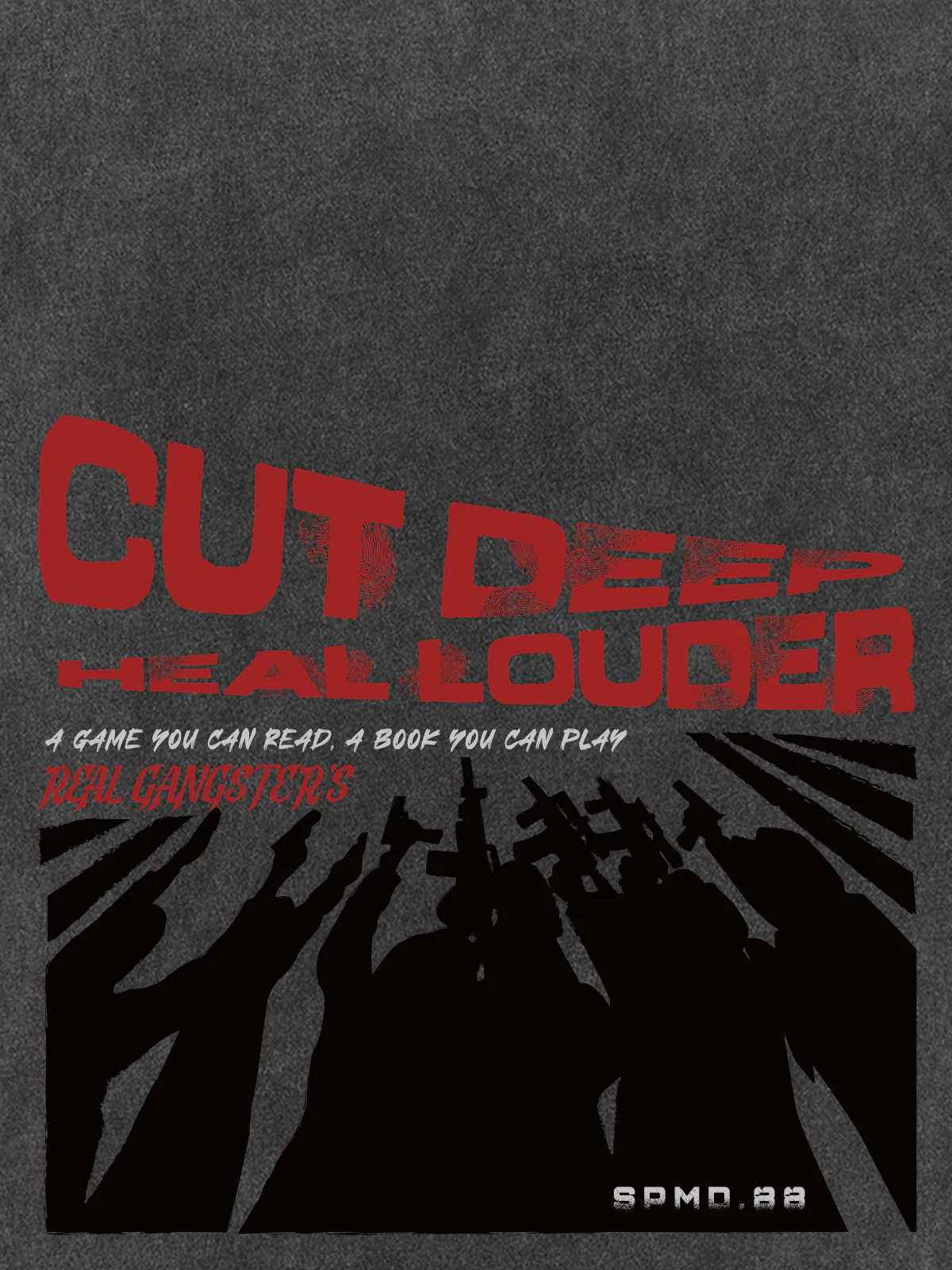 Original Cut Deep Graphic Print T-Shirt