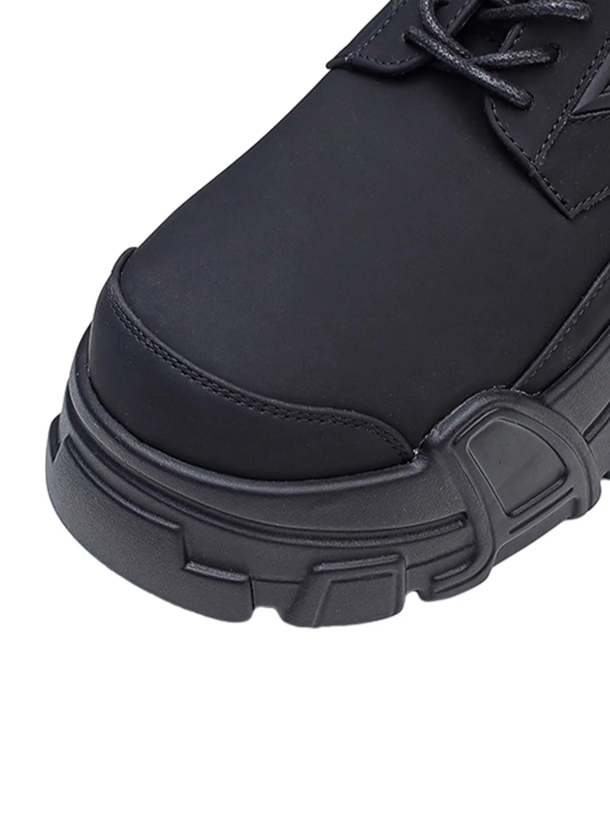 All-Black Platform Shoes