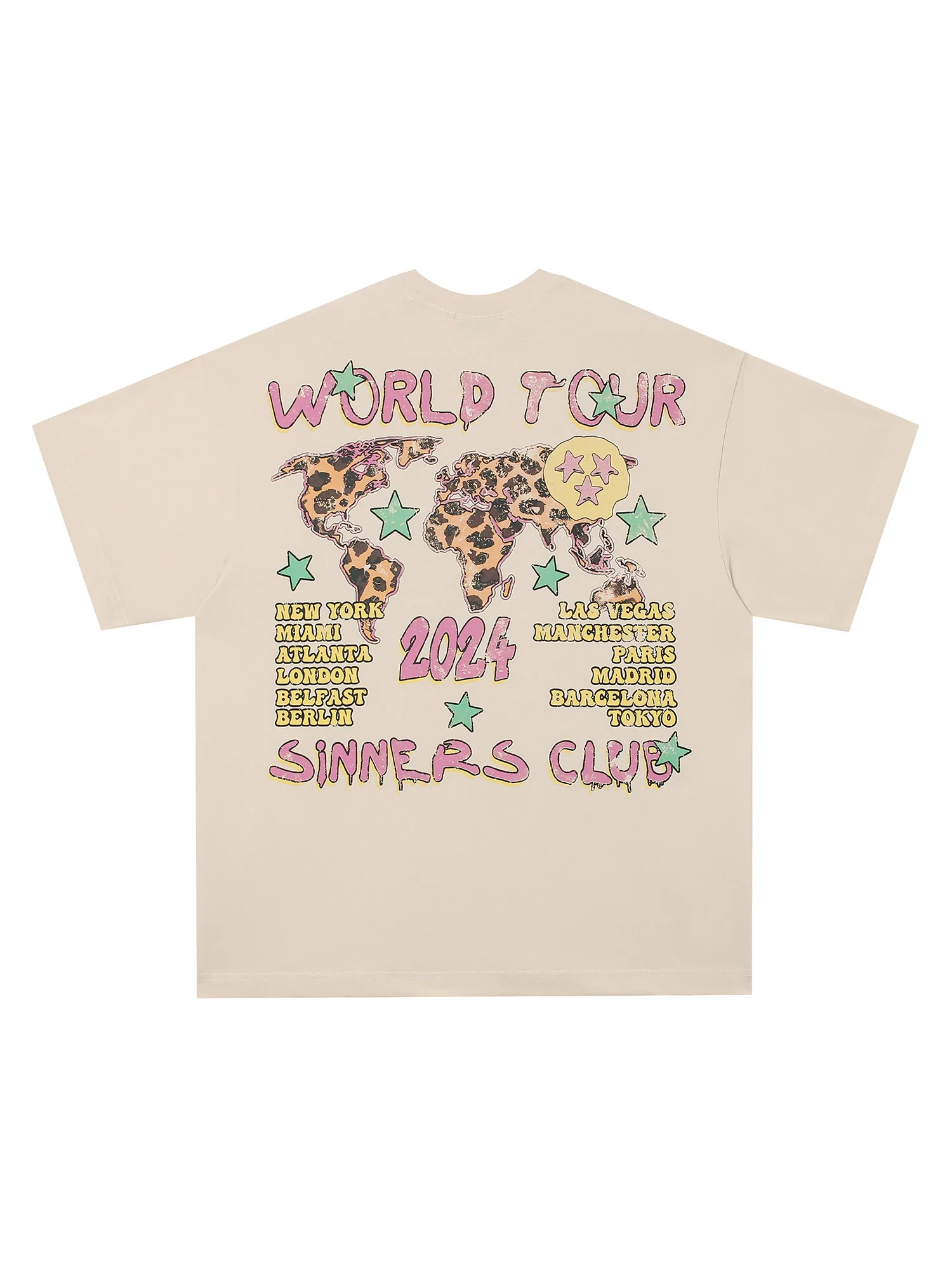 Thesupermade Skull Print Crew Neck T-shirt