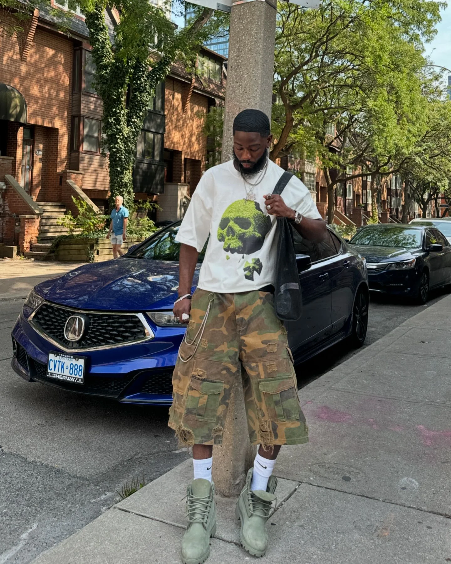 Thesupermade Skull Print T-shirt - 1836