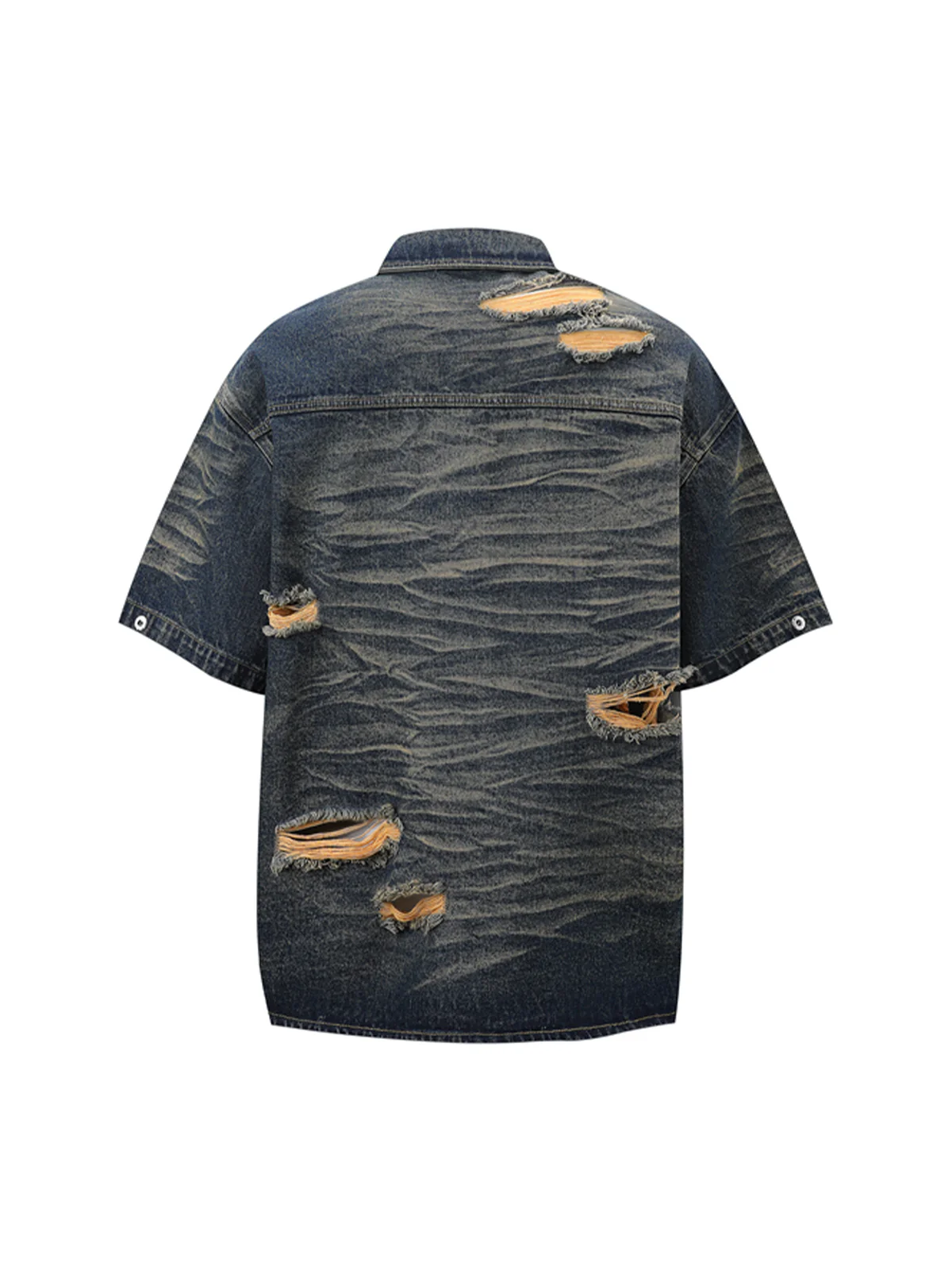 Distressed Washed Distressed Denim Set