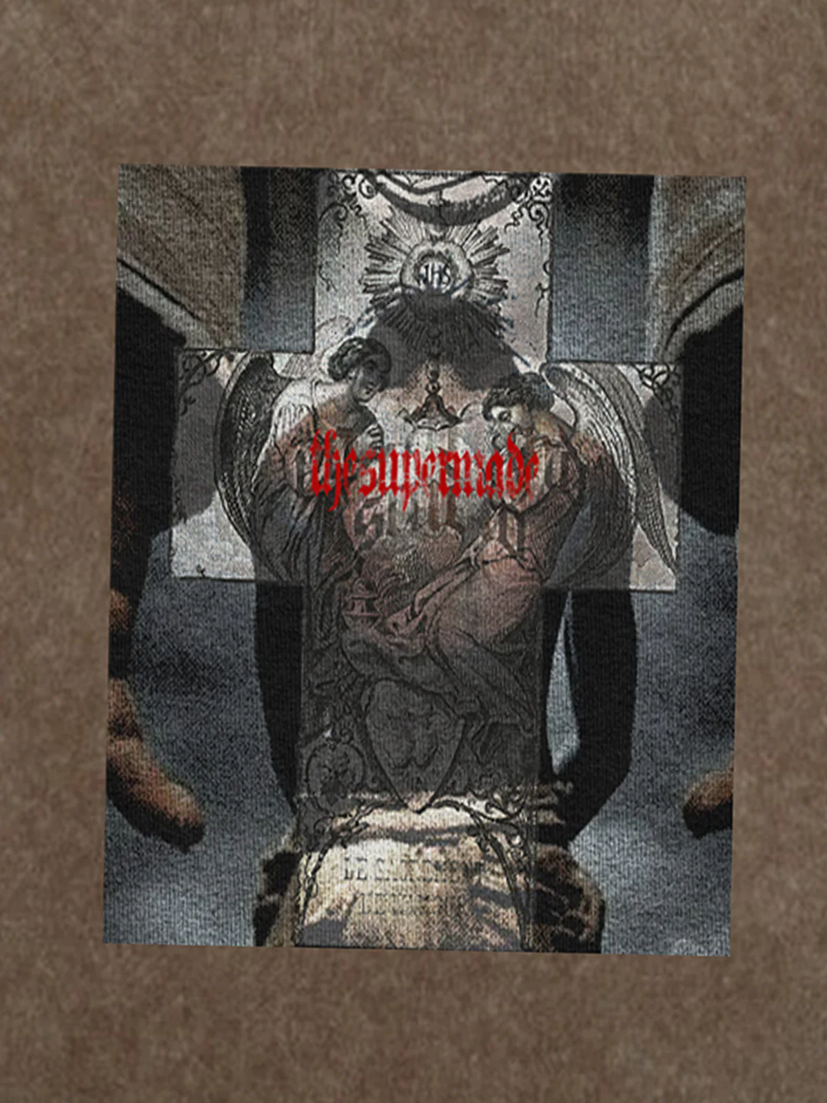 Original Cross Portrait Graphic T-Shirt