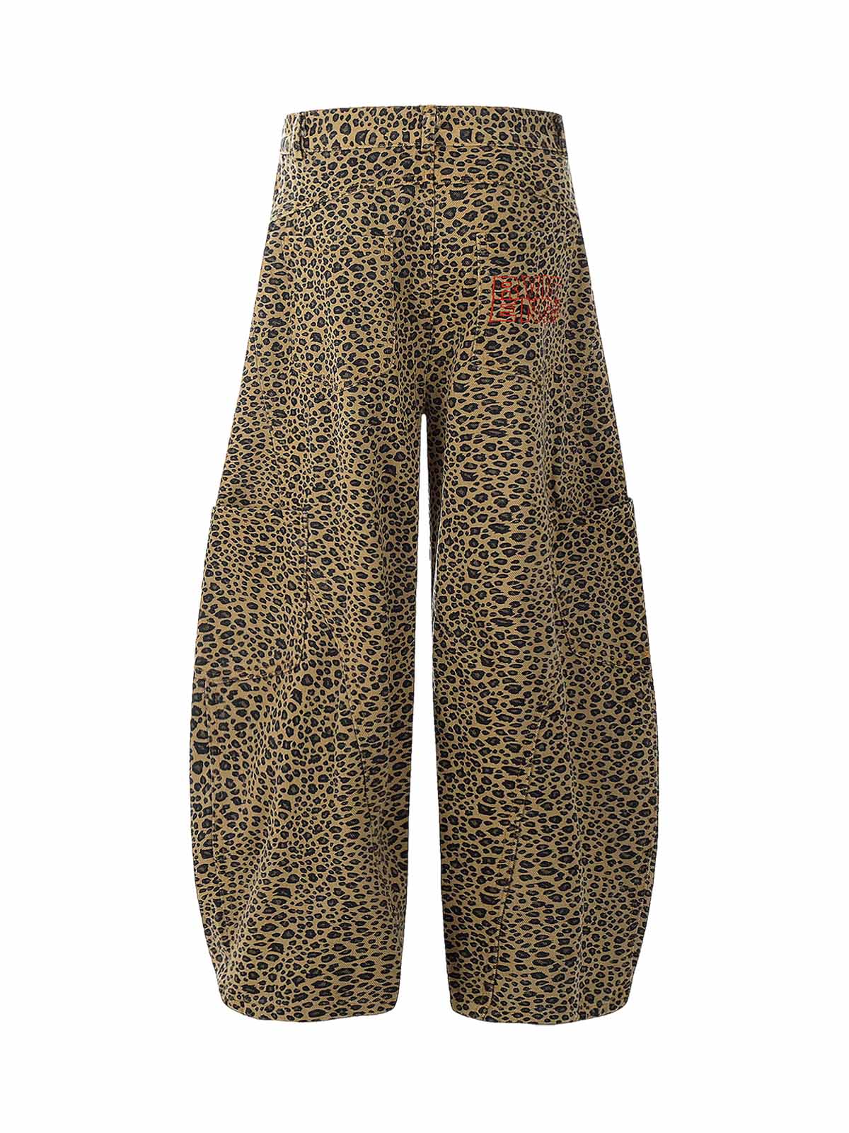 Cheetah Print Barrel Pants